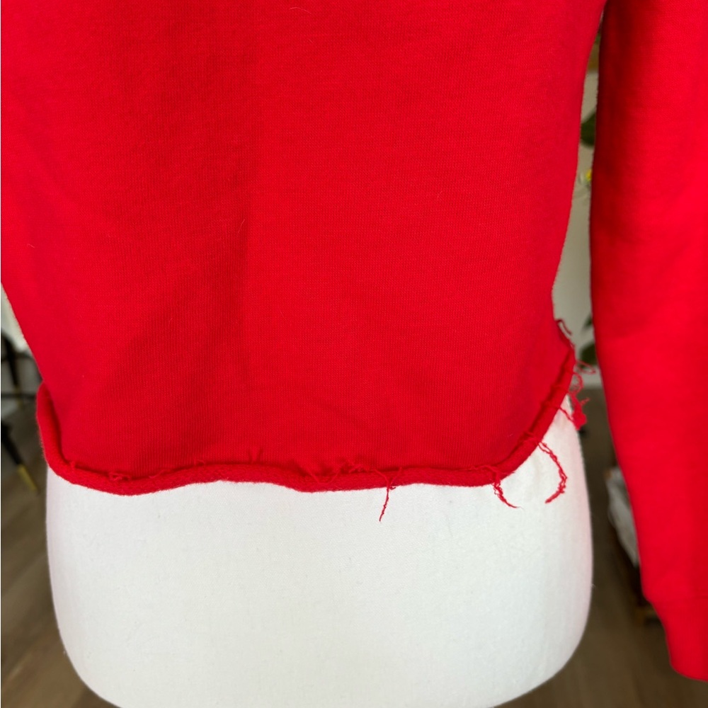 Coca-Cola Red Cropped Sweatshirt - Picture 5 of 7